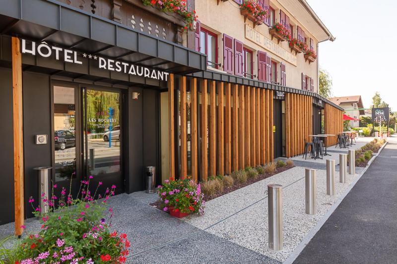 Hotel-Restaurant "Les Rochers" La Balme-de-Sillingy Eksteriør bilde
